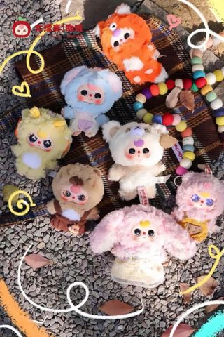  Baby Three V3 Tiểu Khả Ái phiên bản mini có móc treo 