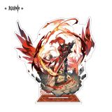  Standee và Huy hiệu nhân vật chủ dòng thời trang Teyvat - Genshin Impact 