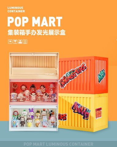  Hộp Luminous Container trưng bày Mô hình POP MART - kích thước 35 x 19 x 17cm 