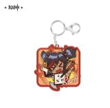  Móc khóa emoji nhân vật Genshin Impact 
