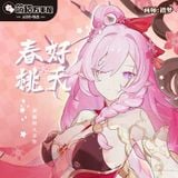 Standee Elysia Herrscher of Human EGO: Peachy Spring Honkai Impact 3  - Cat House 