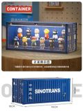  Hộp Container trưng bày Mô hình POP MART - kích thước 43 x 18 x 19cm - Herculues Hobby 