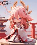  Yae Miko chibi - Genshin Impact - CR Studio 