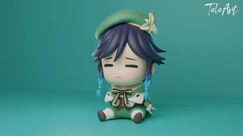  Venti chibi - Genshin Impact - TeleArt 