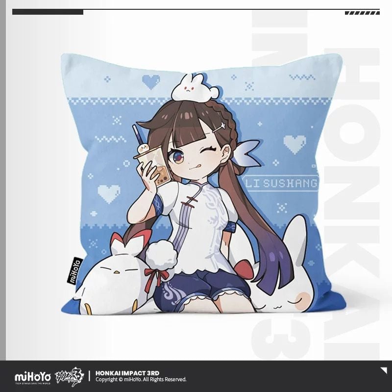  Gối vuông Li Sushang chủ đề Tiệc trà Honkai Impact 3 