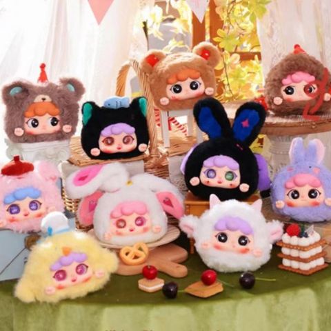  [Có sẵn] Hộp mù móc khóa bông Migo Animal Party 