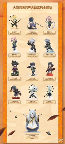  Blindbox Mô hình Naruto Naruto Shippuden - Pop Mart 