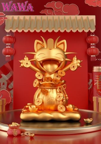  Lucky Meowth - Pokemon - Wawa Studio 