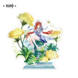  Standee và Huy hiệu nhân vật chủ dòng thời trang Teyvat - Genshin Impact 