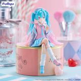  Hatsune Miku - Piapro Characters - Noodle Stopper Figure - Koisuru Sailor Fuku, Gray ver. - FuRyu 