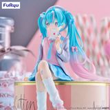  Hatsune Miku - Piapro Characters - Noodle Stopper Figure - Koisuru Sailor Fuku, Gray ver. - FuRyu 