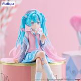  Hatsune Miku - Piapro Characters - Noodle Stopper Figure - Koisuru Sailor Fuku, Gray ver. - FuRyu 