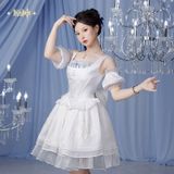  Đầm yếm họa tiết chủ đề Furina - Genshin Impact 