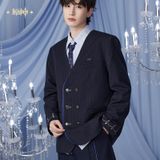  Áo khoác không cổ chủ đề Furina - Genshin Impact 