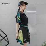  Áo POLO tay ngắn chủ đề Kinich - Genshin Impact 