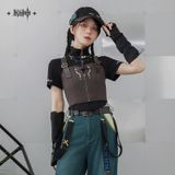  Áo gile ngắn chủ đề Kinich - Genshin Impact 