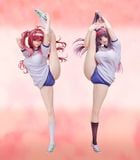  Nanaka Hinoura: Gym Uniform Ver - Hanikami Kanojo - FREEing 