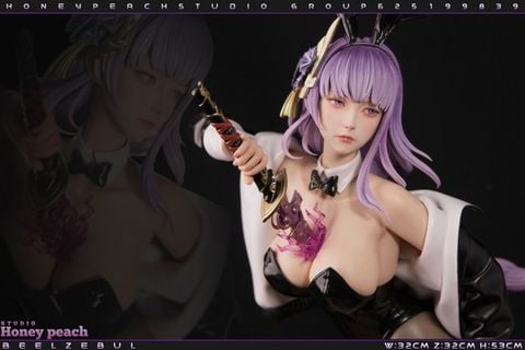  Raiden Shogun Bunny ver - Genshin Impact - Honey Peach Studio 