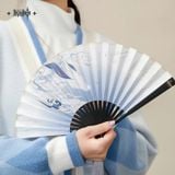  Quạt gấp cầm tay Ganyu - Genshin Impact 