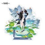  Standee và Huy hiệu nhân vật chủ dòng thời trang Teyvat - Genshin Impact 