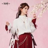 Áo sơ mi tay dài chủ đề Yae Miko - Genshin Impact 