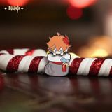  Huy hiệu kim loại dòng Mùa Đông Ấm Áp - Genshin Impact 