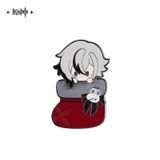  Huy hiệu kim loại dòng Mùa Đông Ấm Áp - Genshin Impact 