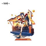  Standee và Huy hiệu nhân vật chủ dòng thời trang Teyvat - Genshin Impact 