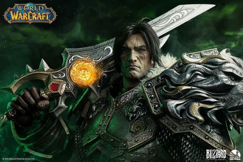 Varian Wrynn: Life Size Bust - World of Warcraft - Infinity Studio 