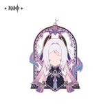  Huy hiệu kim loại cát lún Cuộn Dệt Của Linh Hồn và Lửa - Genshin Impact 