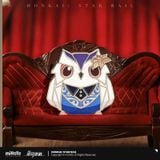  Huy hiệu kim loại Origami Bird chuỗi Phòng tiếp khách của Cú Tuyết - Honkai Star Rail 