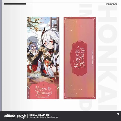  Bộ vé hologram Chúc Mừng Sinh Nhật năm 2025 - Honkai Impact 3 