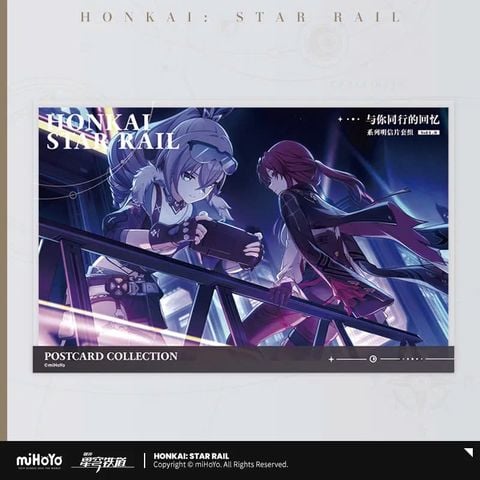  Bộ bưu thiếp dòng Hồi Ức Đồng Hành Cùng Bạn - Honkai Star Rail 