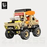  Mô hình lắp ráp xe ô tô Bangboo dòng Truyền Thuyết Tốc Độ - Zenless Zone Zero 