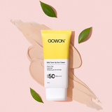  Kem Chống Nắng Cho Da Nhạy Cảm, Ngừa Mụn, Dưỡng Trắng Da Chiết Xuất Trà Xanh Gowon Mild Tone Up Sun Cream SPF50+/PA++++ 