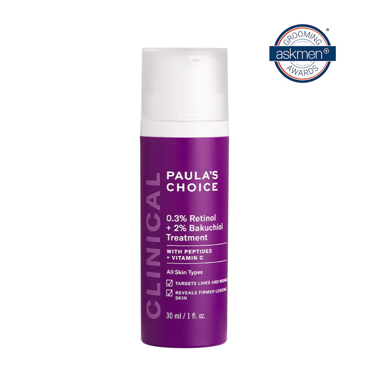 Paula's choice Clinical 0.3 Retinol + 2 Bakuchiol Treatment Tinh c