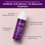  Paula's choice Clinical 0.3% Retinol + 2% Bakuchiol Treatment - Tinh chất chống lão hóa hỗ trợ nếp nhăn 30ml 