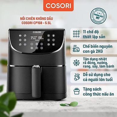  Nồi chiên không dầu Cosori CP158-AF 5.5L 