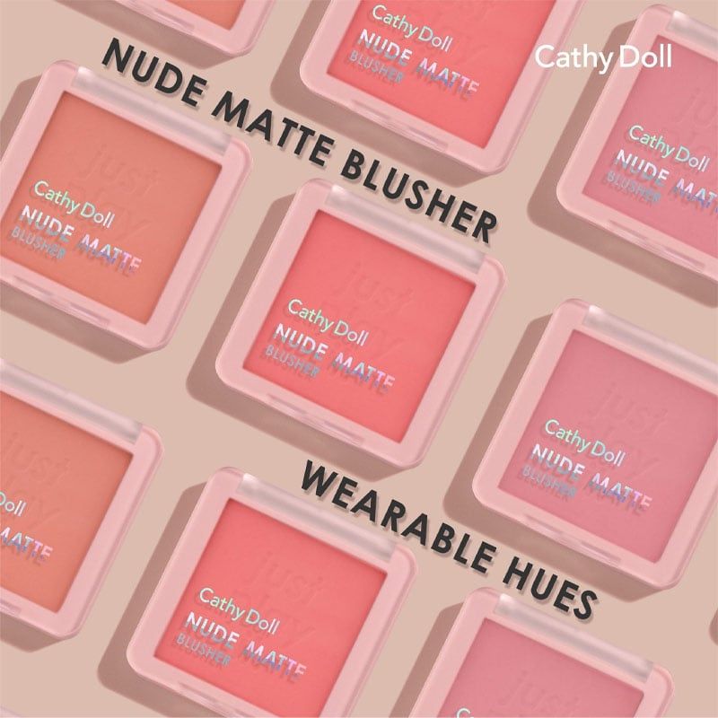  Phấn Má Hồng Cathy Doll Mịn Lì 6g Nude Matte Blusher 