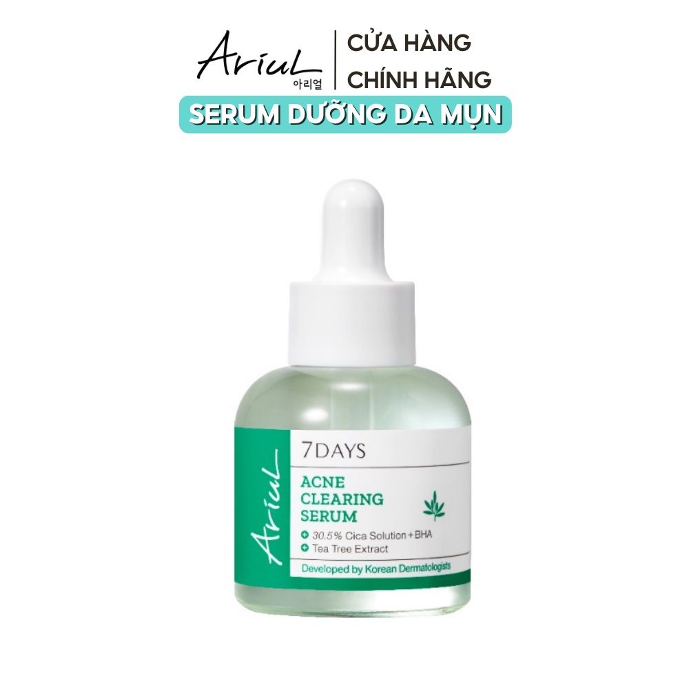  Tinh Chất Làm Dịu Da Và Ngăn Ngừa Mụn Ariul 7 Days Acne Clearing Serum 20ml 