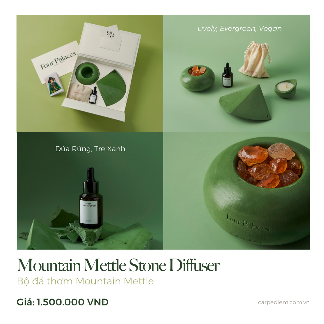  Mountain Mettle Gift Set - Bộ đá thơm khuếch tán cao cấp Cô Đôi Thượng Ngàn 