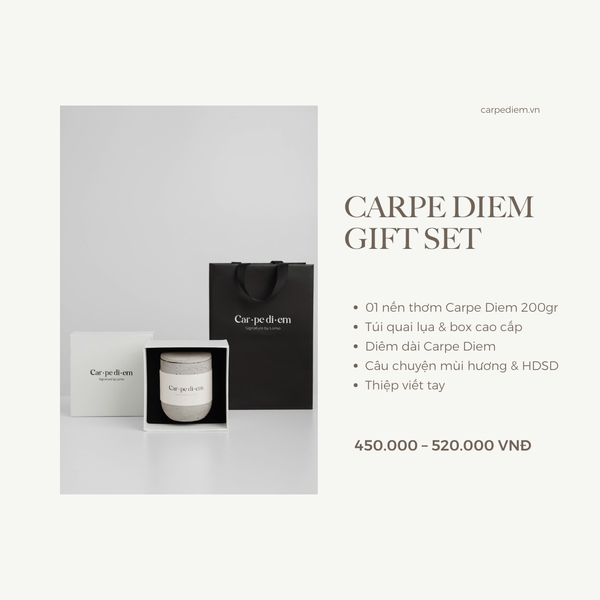  Carpe Diem Gift Set – Bộ quà tặng nến thơm cao cấp 