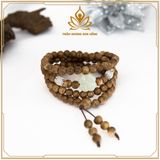  VÒNG TRẦM HƯƠNG 108 HẠT TỨ DIỆP BẢO 