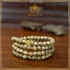  VÒNG TRẦM HƯƠNG 108 HẠT KALIMANTAN MIX VÀNG 