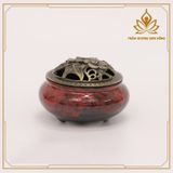  LƯ SỨ XÔNG TRẦM TRÁNG MEN CAO CẤP 