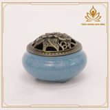  LƯ SỨ XÔNG TRẦM TRÁNG MEN CAO CẤP 