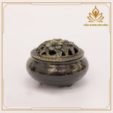  LƯ SỨ XÔNG TRẦM TRÁNG MEN CAO CẤP 