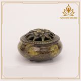 LƯ SỨ XÔNG TRẦM TRÁNG MEN CAO CẤP 
