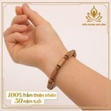  VÒNG TRẦM HƯƠNG ĐỐT TRÚC SƠN HỒNG 