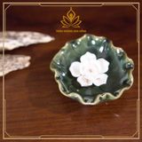  ĐĨA SỨ CẮM NHANG CÂY HOA SỨ 